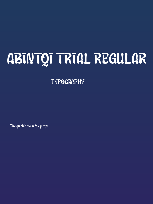 ABINTQI Trial Regular Poster