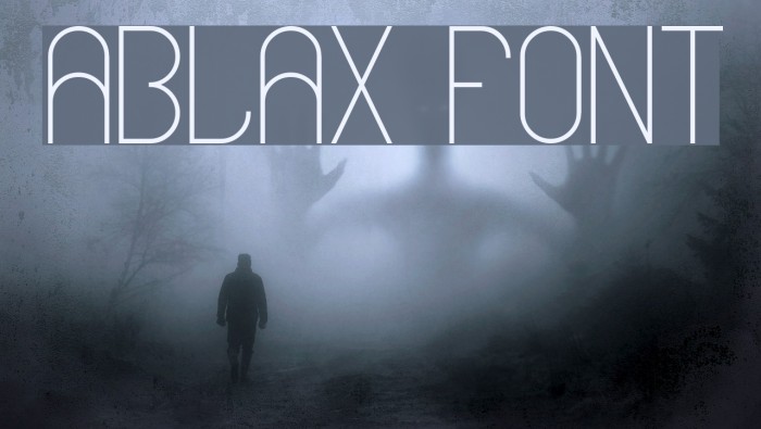 ABLAX Font examples