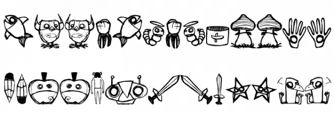 ABOMINAL SAMUTOJJ aim फ़ॉन्ट लोअरकेस