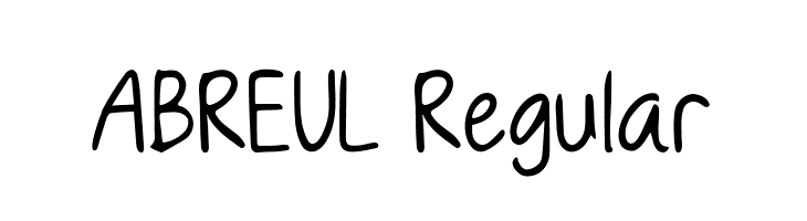 ABREUL Regular  font caratteri gratis