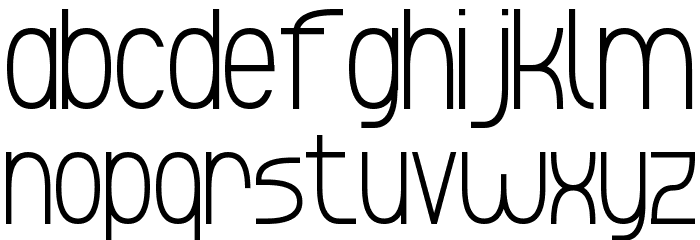 ABRICOS 7 Font LOWERCASE