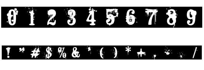 ABSTEMIOUS Font OTHER CHARS