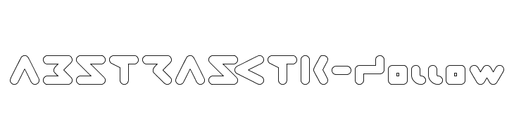 ABSTRASCTIK-Hollow  Скачать бесплатные шрифты