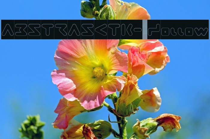 ABSTRASCTIK- Hollow Font examples