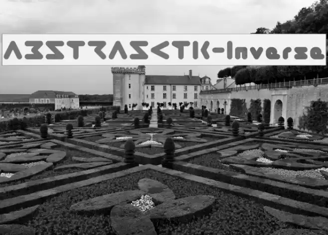 ABSTRASCTIK-Inverse फ़ॉन्ट examples