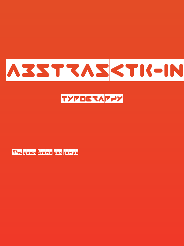 ABSTRASCTIK-Inverse Poster