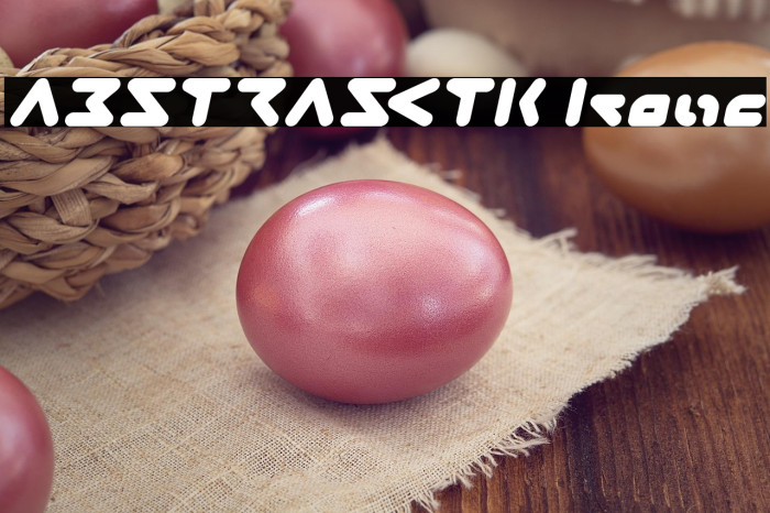 ABSTRASCTIK Italic Example 1