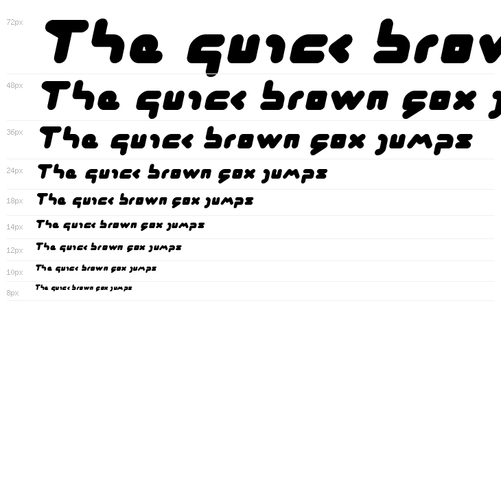 ABSTRASCTIK Italic Waterfall