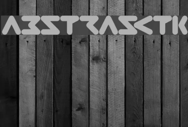 ABSTRASCTIK Font examples