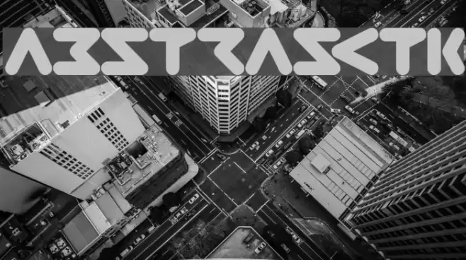 ABSTRASCTIK Font examples