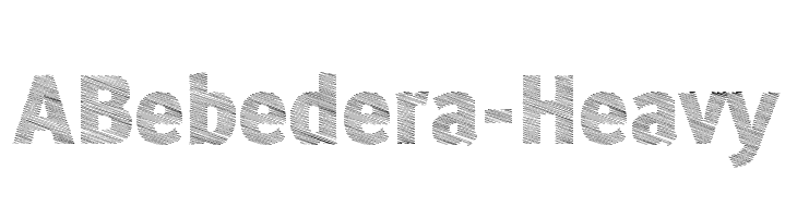 ABebedera-Heavy Font