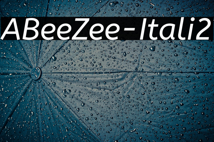 ABeeZee-Italic2 Example 2