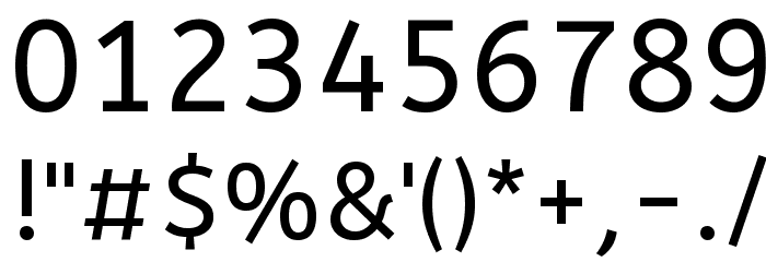 ABeeZee Regular Font OTHER CHARS