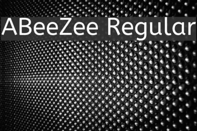 ABeeZee Regular Example 1
