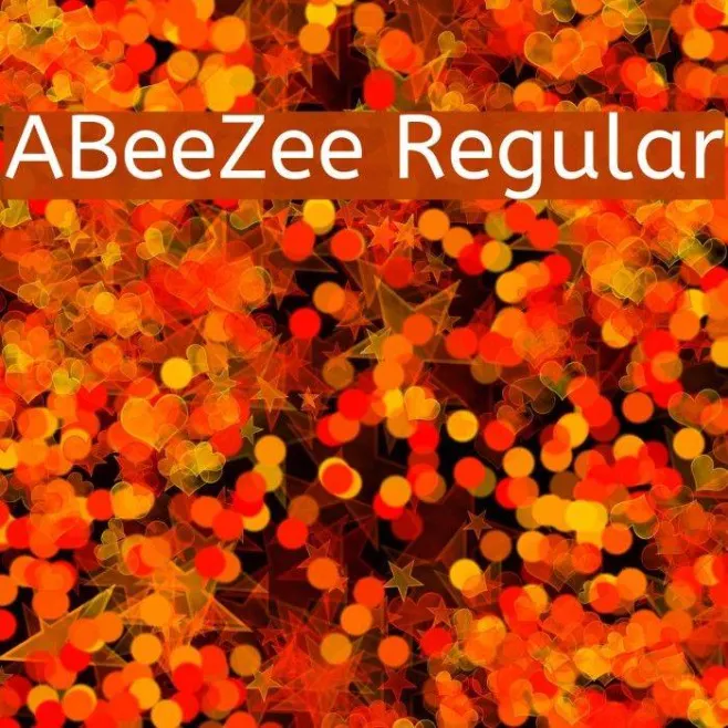 ABeeZee Regular Example 2