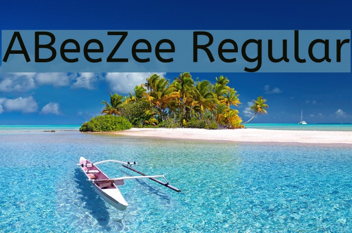ABeeZee Regular Font examples