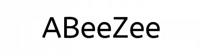 ABeeZee  Descarca Fonturi Gratis
