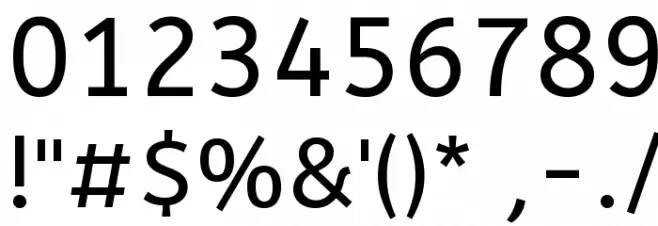 ABeeZee Font OTHER CHARS