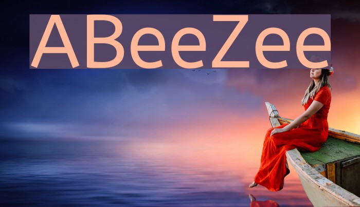 ABeeZee Font examples