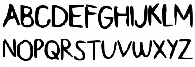 ABetterWorld Schriftart Groß