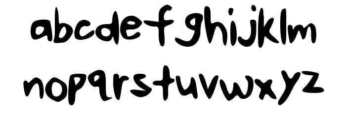 ABetterWorld Font LOWERCASE