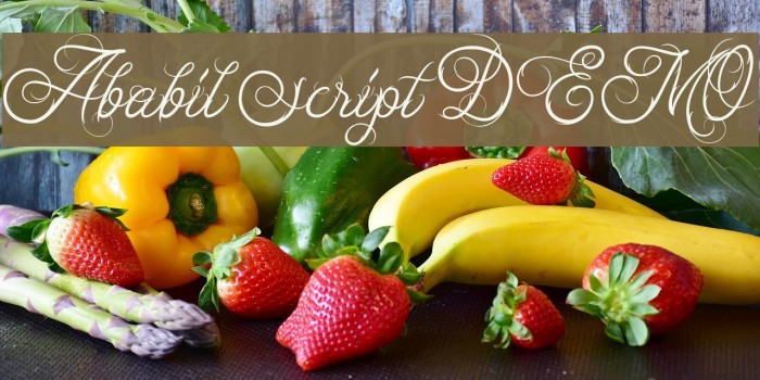 Ababil Script DEMO Font examples