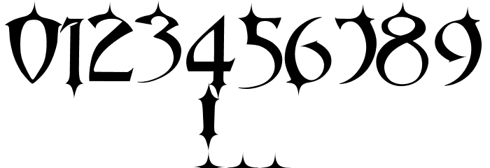 Abaddon-ll Font OTHER CHARS