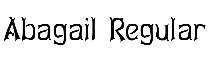Abagail Regular Font