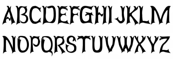 Abagail Regular フォント 大文字