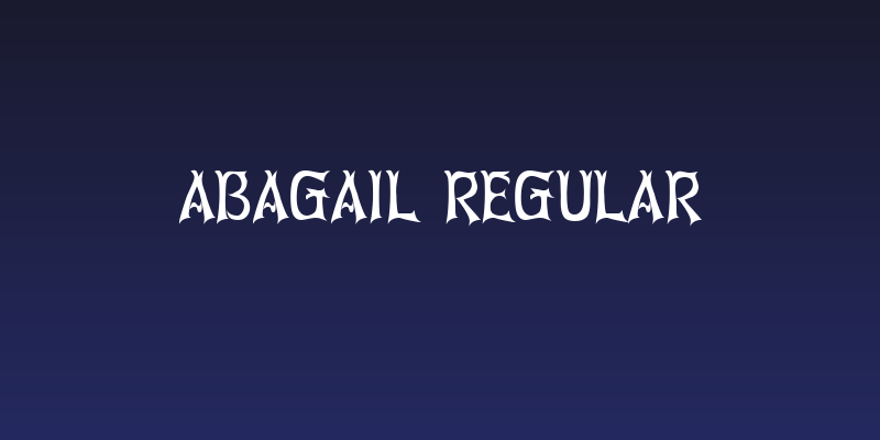 Abagail Regular Social Header