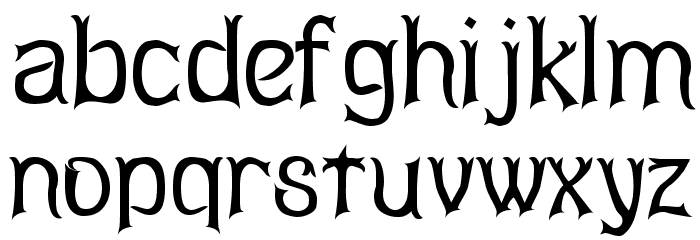 Abagail Regular Font LOWERCASE