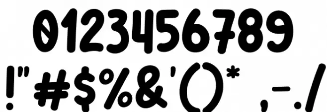 Abalone Smile Font OTHER CHARS