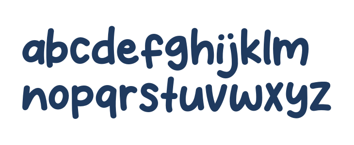 Abalone Smile Lowercase