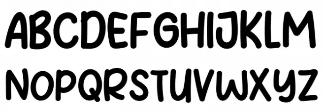 Abalone Smile Schriftart Groß