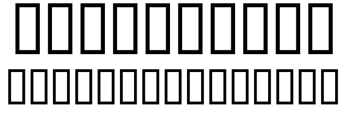 AbandoN Font OTHER CHARS