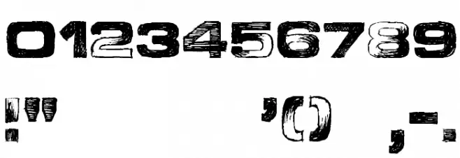 Abandon Font OTHER CHARS