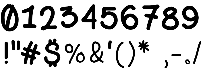 Abandonation Font OTHER CHARS