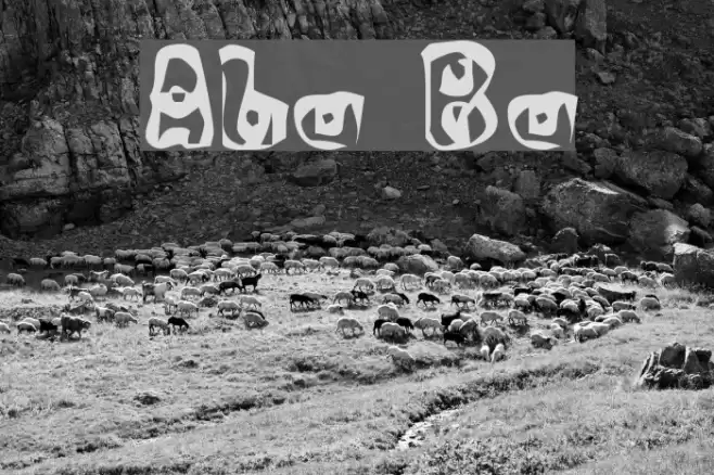 Abandoned Bitplane Fonte examples