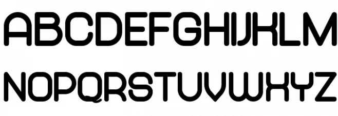 Abandoned Black Font Litere mici