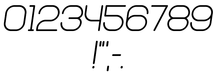 Abandoned Bold Italic Font OTHER CHARS