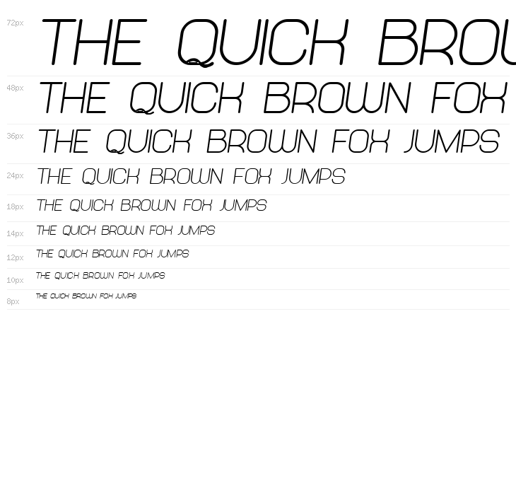 Abandoned Bold Italic Waterfall