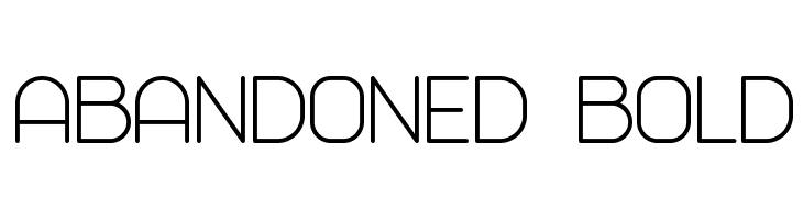 Abandoned Bold لخطوط تنزيل