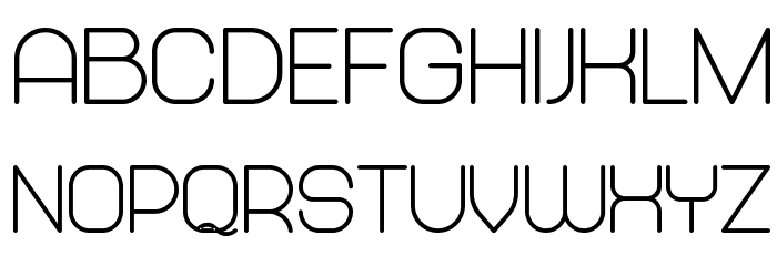 Abandoned Bold Font LOWERCASE