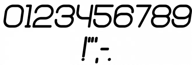 Abandoned Heavy Italic Font OTHER CHARS