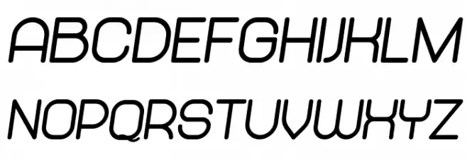 Abandoned Heavy Italic Шрифта ВЕРХНИЙ
