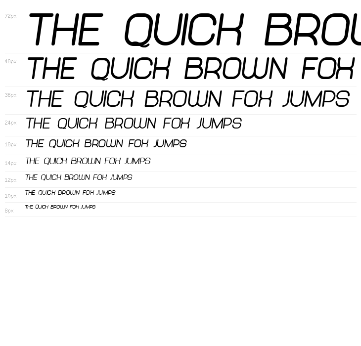 Abandoned Heavy Italic Waterfall