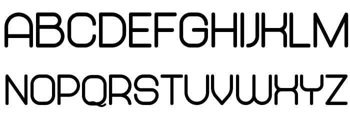 Abandoned Heavy Font LOWERCASE
