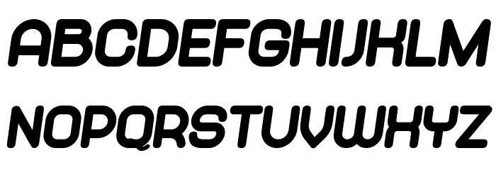 Abandoned Ultra Italic Font LOWERCASE