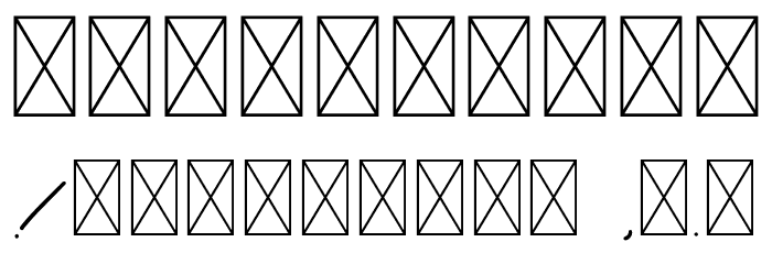 Abariya Font Alte caractere