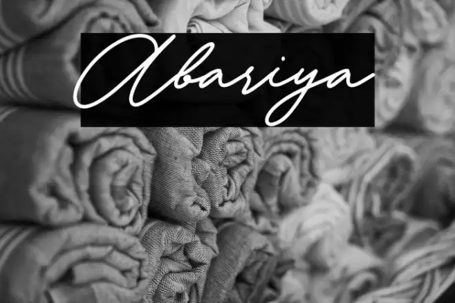 Abariya フォント examples